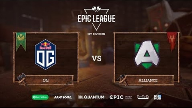 EPIC League Season 2 – OG vs Alliance (Game 2, Groupstage)