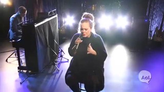 Adele Someone like you (LIVE AOL Sessions HQ)