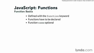 Урок 1 – JavaScript Функции – Что такое функции JavaScript Функции