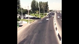 Пробка крутых тачек Ташкенте