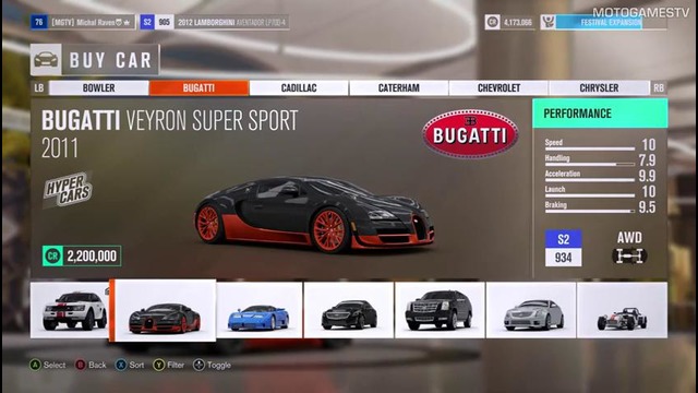 Forza Horizon 3 | Полный список авто