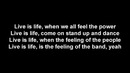 Opus – Live is life Lyrics