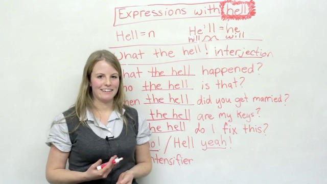 Slang in English – ‘What the hell’ and other HELL expressions
