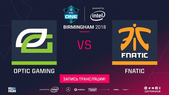 ESL One Birmingham 2018 – OpTic vs Fnatic (Game 3, Semi-final, Play-off)