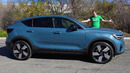 Volvo C40 Recharge 2023 года, это электро-кроссовер в форме черепахи