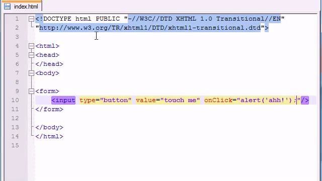 Beginner JavaScript Tutorial – 22 – Event Handlers