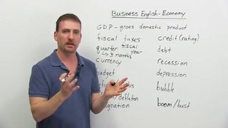 English Vocabulary- How to talk about the economy