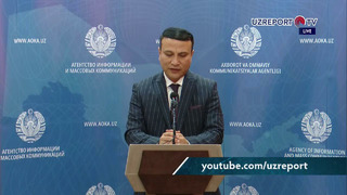 O‘zarxiv” agentligi axborot xizmati rahbari Anvarjon Aliyev ishtirokida brifing