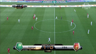 Jose Mauricio’s penalty goal. Terek vs FC Ufa (1-0) | RPL 2015/16