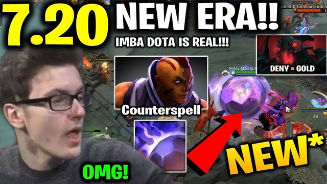 Miracle and Arteezy try to play Dota 7.20 for the first time