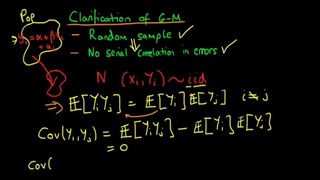 47. Gauss-Markov – explanation of random sampling and serial correlation