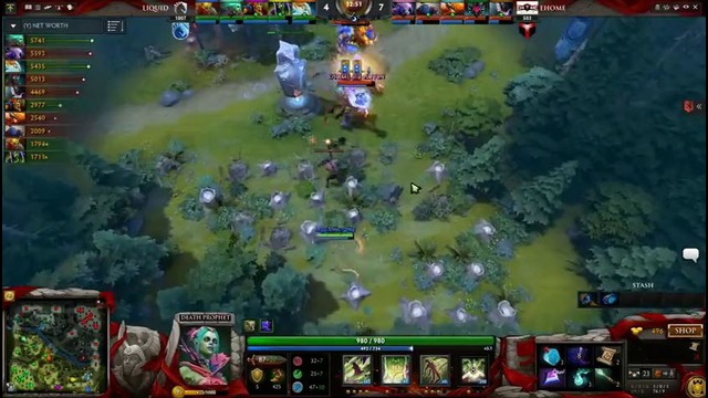 DOTA2: TI6: Team Liquid vs EHOME (Group B, Game 1)