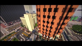 Los-Santos из GTA V воссоздали в Minecraft