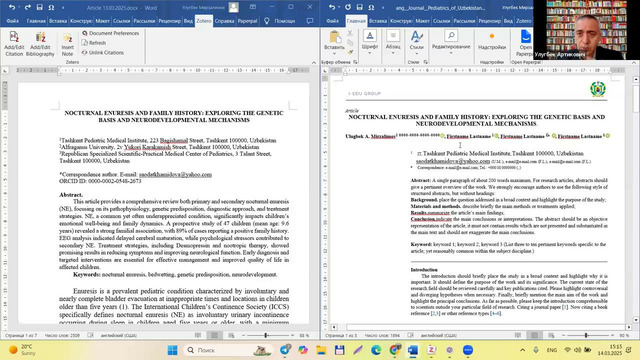 Pediatriya jurnaliga maqola yuborish