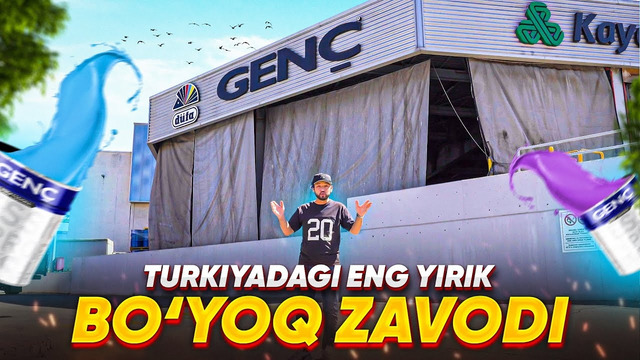 Turkiyadagi Eng Katta Bo’yoq Zavod | GENC