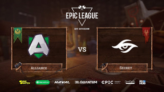 EPIC League Season 2 – Alliance vs Team Secret (Game 2, Groupstage)