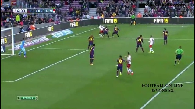 Барселона 4:0 Альмерия | Испанская Примера 2014/15 | 30-й тур | Обзор матча