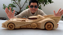 Wood Carving – Challenge to Build a Batmobile – Woodworking Art