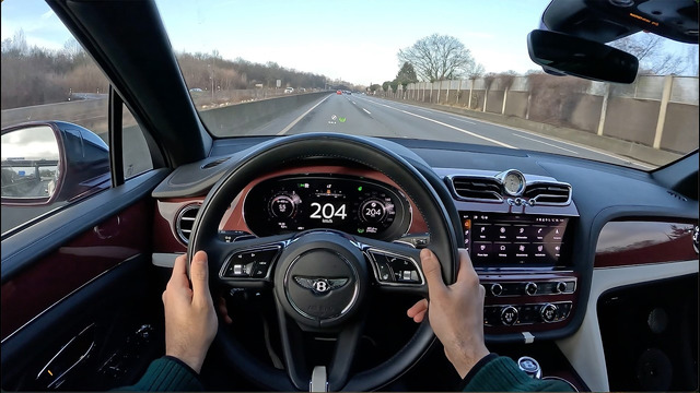 NEW 2026 Bentley Bentayga Mulliner POV Drive on the Autobahn! V8 Luxury