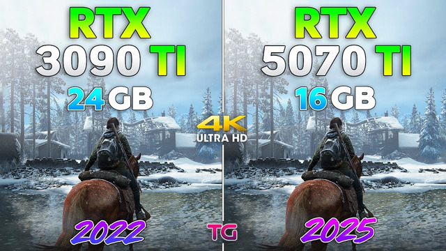 RTX 5070 Ti vs RTX 3090 Ti – Test in 10 Games | 4K