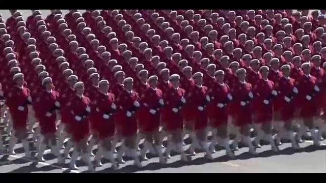 Женский батальон. Парад в Китае