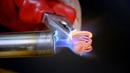 Бедный кубик рубика! что если газовой горелкой нагреть орбиз, зеркало и др