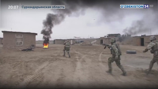 Российско-узбекские военные учения в Сурхандарье