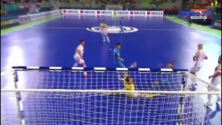 (480) Казахстан – Испания | Футзал. ЕВРО-2018 | 1/2 финала | Обзор матча