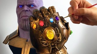 3D Printed Infinity Gauntlet – Thanos Sculpture Timelapse Part 2