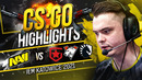 Хайлайты NAVI vs Gambit, Virtus.pro и Liquid на IEM Katowice 2021