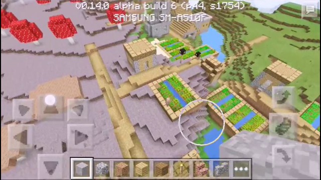 Mcpe]Сид на деревню на грибном острове