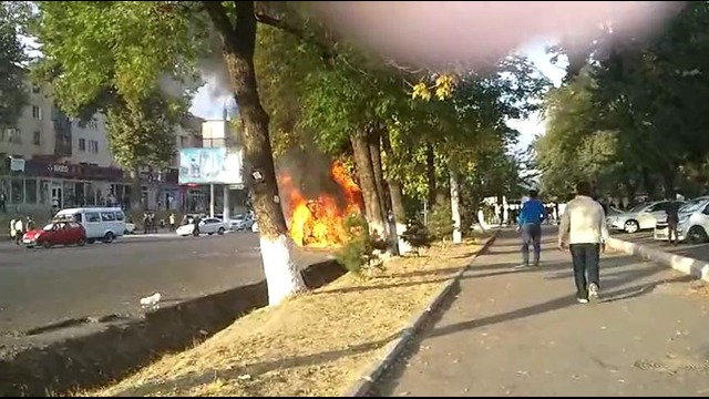 Пожар в Чиланзаре “ Matiz (07.10.2014)