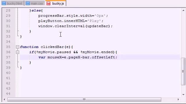 HTML5 Tutorial – 34 – Finishing Up the Video Player