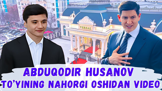 ABDUQODIR HUSANOV TO’YINING NAHORGI OSHIDAN VIDEO #shokuz
