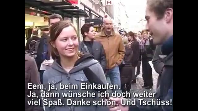 Easy German. Learning German from the Streets