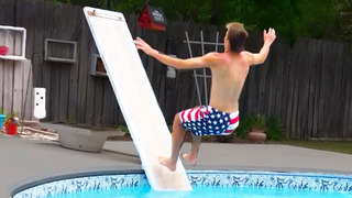 HE BROKE THE DIVING BOARD! | WATER FAILS