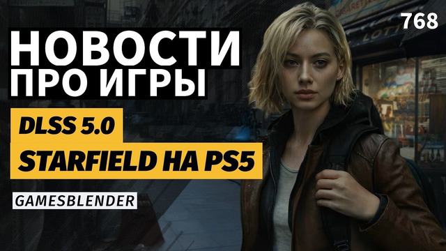 Gamesblender № 768: DLSS 5 и нейрорендеринг, Starfield на PS5 и Джефф Каплан на Диком Западе