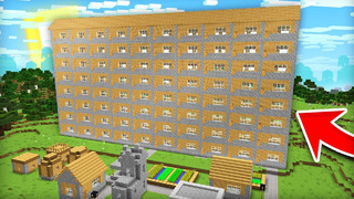 ОТКУДА В НАШЕЙ ДЕРЕВНЕ СТЕНА ИЗ ДОМОВ В МАЙНКРАФТ | Компот Minecraft
