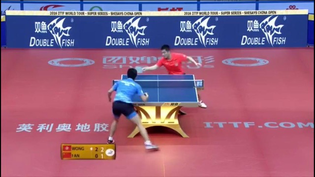 2016 China Open Highlights- Fan Zhendong vs Wong Chun Ting (1-2)