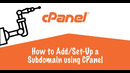 Под домен в cPanel