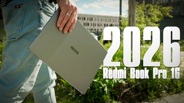 Первый обзор Redmi Book Pro 16 2026! Лучшая автономность и производительность в сегменте