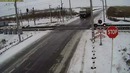 Столкновение двух поездов с грузовиком