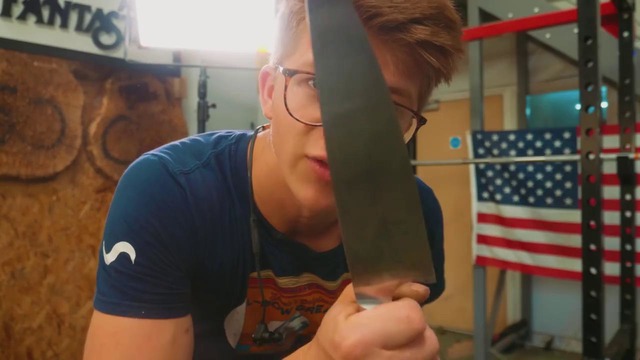 Изготовление ножа шеф-повара часть 7 | MAKING A CHEF’S KNIFE! FINISHED! Part 7