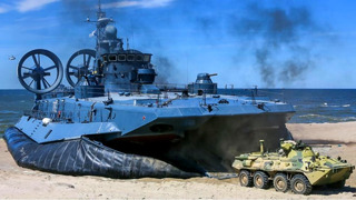 Какие задачи выполняет военный корабль на воздушной подушке