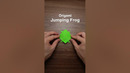 ORIGAMI JUMPING FROG #shorts