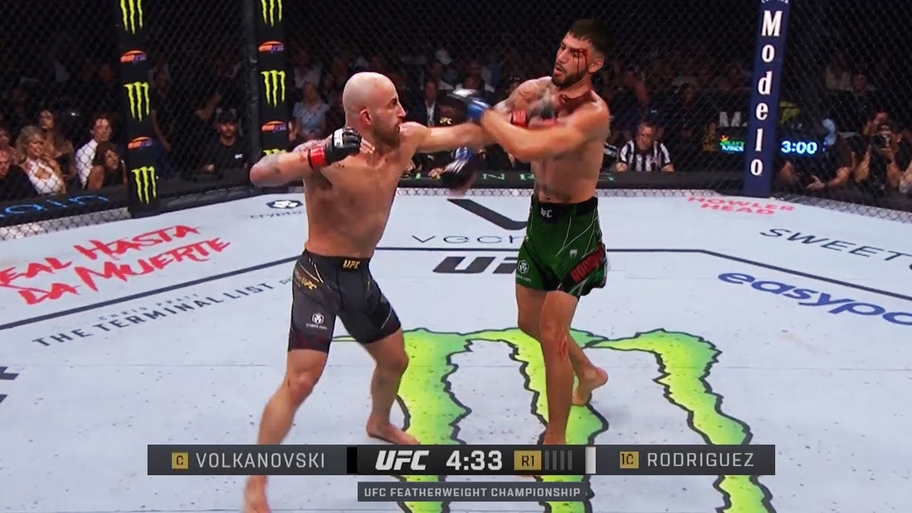 Прямой эфир ufc 238. Волкановски нокаутировал Родригеса.