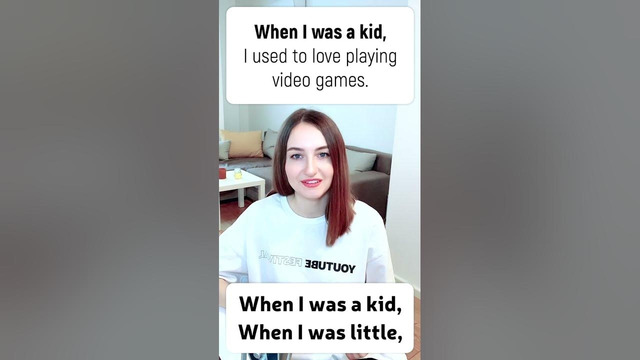 Как сказать «в детстве» на английском | English Spot #shorts