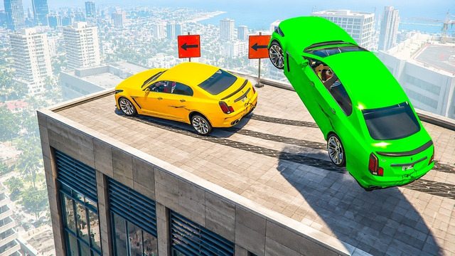 КАК ЭТО ПРОЙТИ? СКИЛЛ ТЕСТ ПО КРЫШАМ ГОРОДА! УГАР В GTA ONLINE
