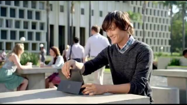 Первая телевизионная реклама Microsoft Surface