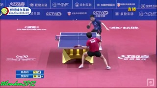 Fan Zhendong vs Lin Gaoyuan China Super League 2018 2019